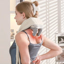 Massageador Shiatsu 4D Infravermelho Bivolt - Alívio Imediato para Costas, Pescoço e Corpo Inteiro