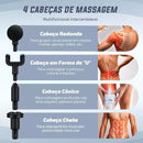 Pistola Massageadora Elétrica de Tecidos Profundos - Alívio Rápido de Dores Musculares