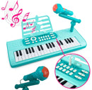 Teclado Musical Infantil Eletrônico com Microfone  -  Diversão e Aprendizagem Garantida