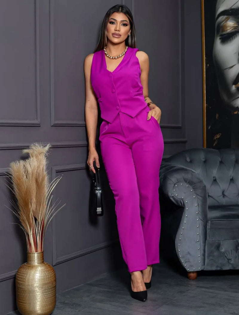 Conjunto Alfaiataria Luxo — Elegância Impecável Para Todas as Ocasiões