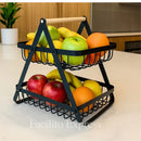 Fruteira de Bancada Dupla – Compacta, Moderna e Funcional