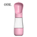 Garrafa Portátil 2-em-1 para Cães e Gatos com Compartimento de Água e Ração