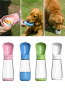 Garrafa Portátil 2-em-1 para Cães e Gatos com Compartimento de Água e Ração