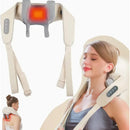 Massageador Shiatsu 4D Infravermelho Bivolt - Alívio Imediato para Costas, Pescoço e Corpo Inteiro