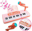 Teclado Musical Infantil Eletrônico com Microfone  -  Diversão e Aprendizagem Garantida