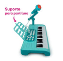 Teclado Musical Infantil Eletrônico com Microfone  -  Diversão e Aprendizagem Garantida