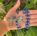 Terço Nossa Senhora Aparecida com Pérolas - Fé e Devoção em Suas Mãos