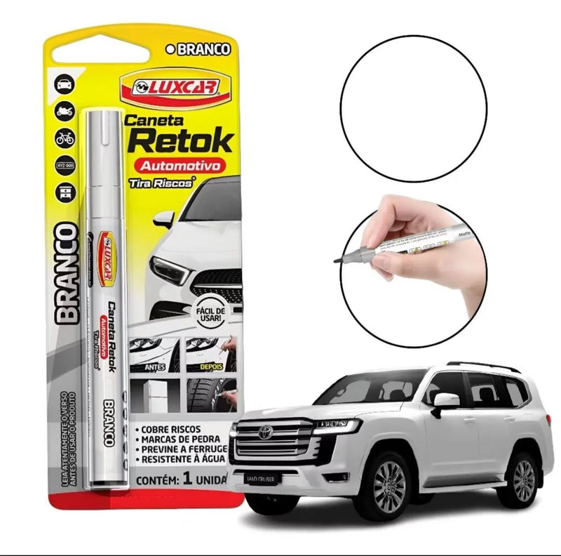Caneta Reparadora de Riscos Automotivos – Retoque Rápido e Permanente para Seu Carro e Moto