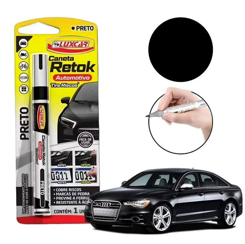 Caneta Reparadora de Riscos Automotivos – Retoque Rápido e Permanente para Seu Carro e Moto