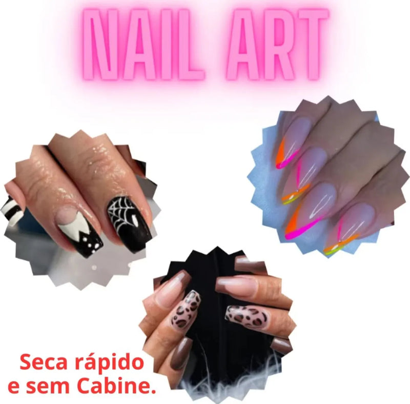 Caneta Nail Art  – Design de Unhas Fácil, Rápido e Profissional KITS 18, 24, 36, 48, 60 E 80 Cores
