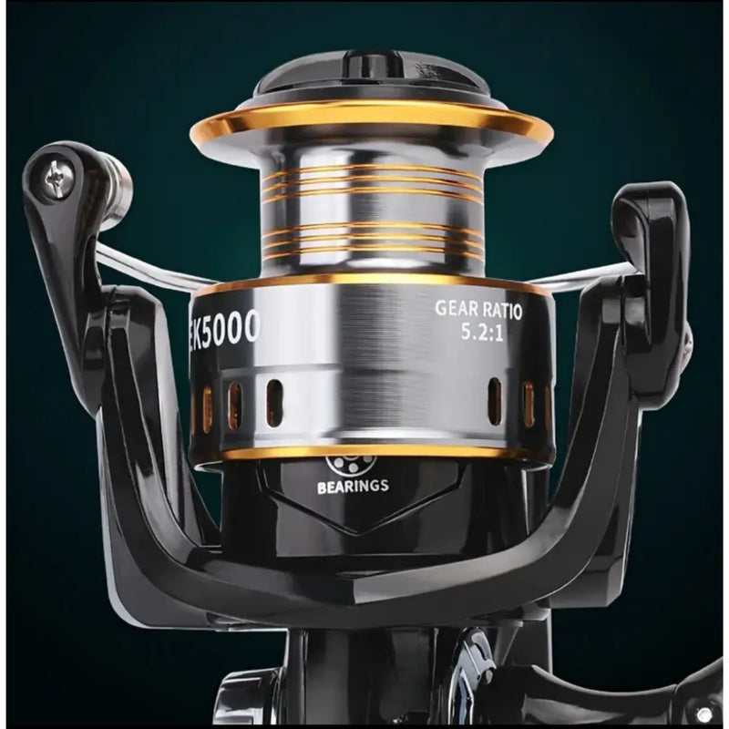 Carretilha de Pesca Bellings EK Série 1000 a 7000 – Potência, Precisão e Resistência Profissional