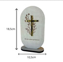 Crucifixo de Mesa Decorativo - Fé E  Proteção