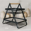 Fruteira de Bancada Dupla – Compacta, Moderna e Funcional