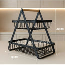 Fruteira de Bancada Dupla – Compacta, Moderna e Funcional