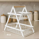 Fruteira de Bancada Dupla – Compacta, Moderna e Funcional