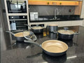 Jogo de Panelas 8 peças Teflon Antiaderente  - Design Moderno e Praticidade na Cozinha