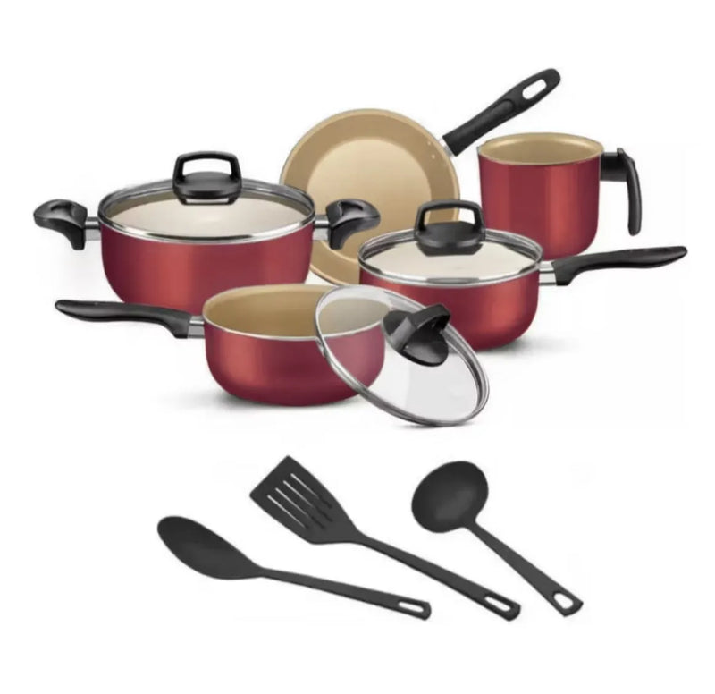 Jogo de Panelas 8 peças Teflon Antiaderente  - Design Moderno e Praticidade na Cozinha