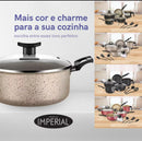 Jogo de Panelas 8 peças Teflon Antiaderente  - Design Moderno e Praticidade na Cozinha